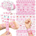 Pink Coquette Bow Party Favors Set - 60 Pieces