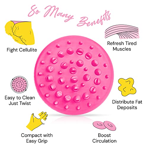 Scala Cellulite Massager with Silicone Nodules for Smoother Skin