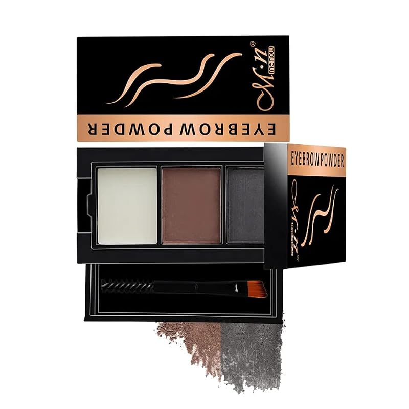 Menow Eyebrow Powder Kit with Wax & Brush - Waterproof