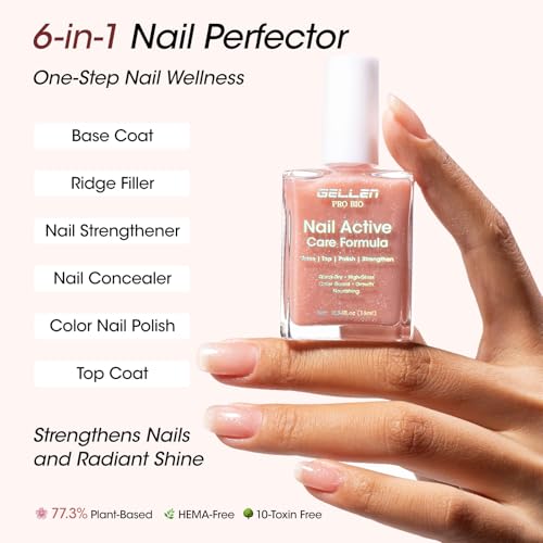 GELLEN Pro Bio Active Shine Nail Polish - One-Step Strengthener
