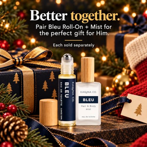 Bleu for Men Perfume Roll-On with Essential Oils 10 ml - Kailuna Co. Variation: Bleu for Men