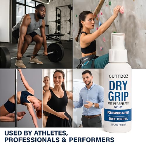 Extra Strength Antiperspirant Spray for Sweaty Hands & Feet - 15% Aluminum Chloride, Fragrance-Free