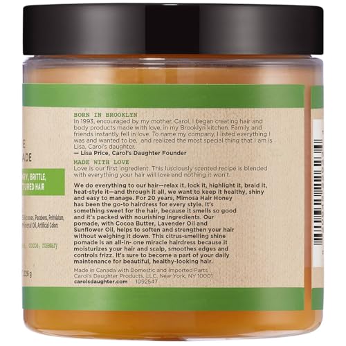 Carol's Daughter Mimosa Hair Honey Pomade for Curly Hair, 8 fl oz