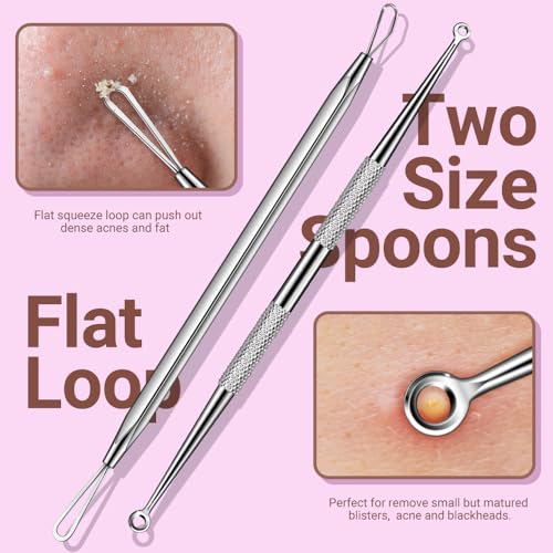 9pc Blackhead Remover & Ingrown Hair Tweezers Kit