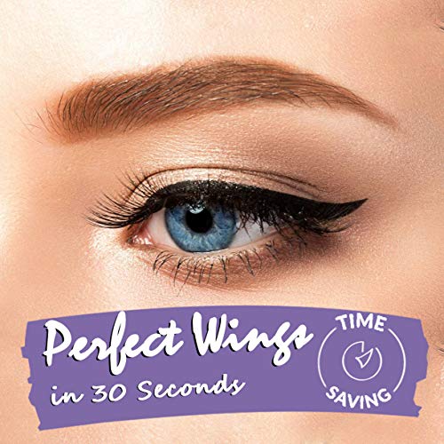 iMethod Eyeliner Stamp - iMethod 2 Pens Winged Eyeliner Stamp, Perfect Wing Cat Eye Stamp, Long Lasting Liquid Eye Liner, Waterproof & Smudgeproof Makeup