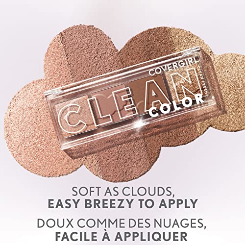 COVERGIRL Clean Fresh Eyeshadow Palette, Shimmer Finish, Vegan
