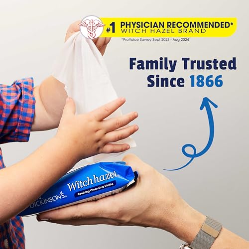 T.N. Dickinson's Witch Hazel Cleansing Cloths - 25 Wipes