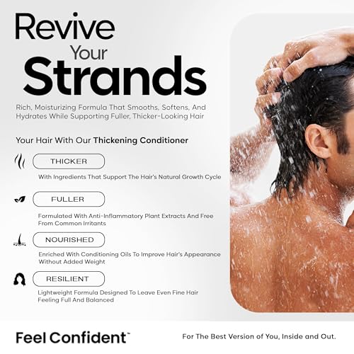 Hair Thickening Conditioner for Fine & Thinning Hair – 9 fl oz