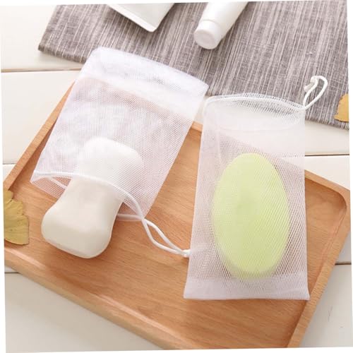 Foaming Mesh Soap Pouch Net – 10pcs Lathering Bags
