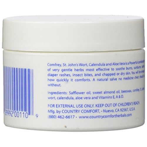 Country Comfort Herbal Savvy Comfrey, Aloe Vera, 1 Ounce