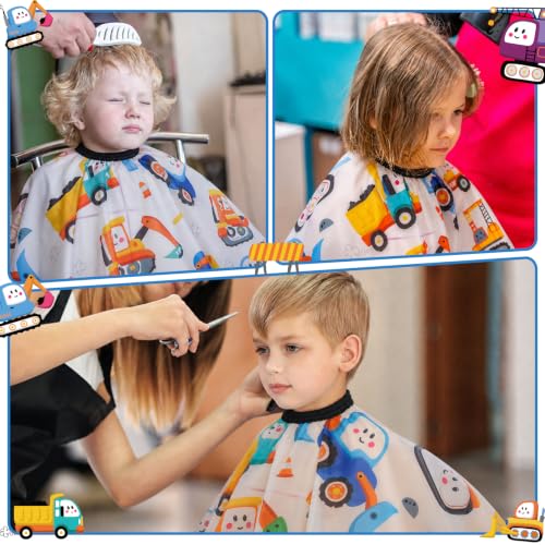 Kids Hair Cutting Cape 3-Pack | Waterproof Barber Cape