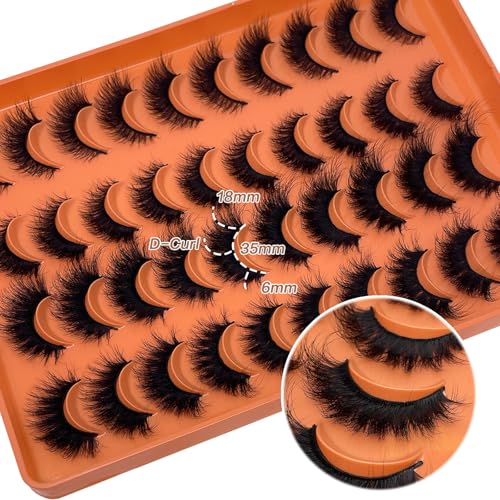 Cat Eye Lashes Strips 3d Faux Mink Eyelashes Fluffy False Lash Fox Eye Dramatic Volume Cateye Lashes 18mm Soft Eyelashes Strips Pack Natural Look 2 Styles YH311