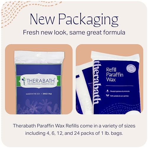 Therabath Scent-Free Paraffin Wax Refill for Thermotherapy (2 lb)