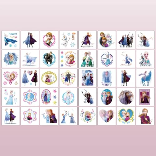 40pcs Frozen Temporary Tattoos for Kids Party Favors