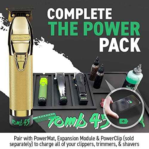 Tomb 45 Wireless Charging PowerClip | Cordless Power Clip For Hair Trimmers for Skeleton FX Trimmer, BaBylissPRO Barberology GOLDFX FX787G | Professional Barber Tools