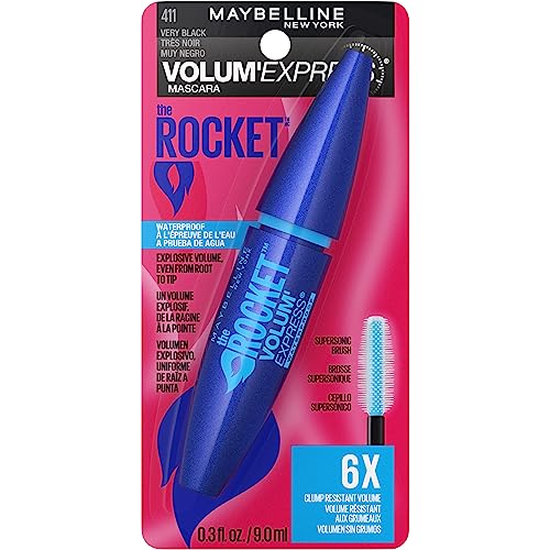 Maybelline Volum' Express The Rocket Waterproof Mascara, Very Black