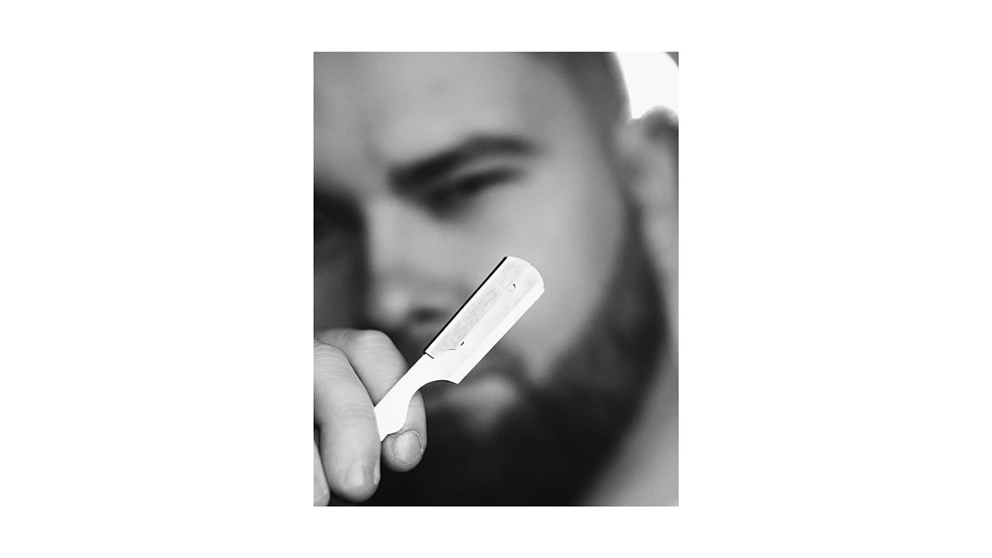 Zenzod ™ SKULL themed STRAIGHT RAZOR KIT 6 piece Mens shaving set- Barber style for closest Shave possible with a straight edge razor - Perfect straight razor kit for beginners