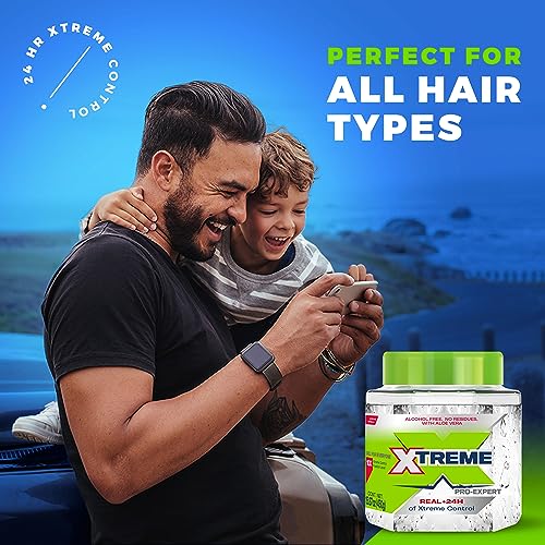 Xtreme Pro Clear Styling Gel, 15.87 Oz (Pack of 2)