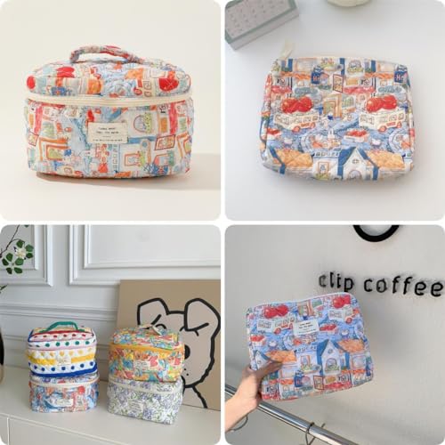 Fcteap Makeup Bag Set 2-Piece Travel Cosmetic Organizer