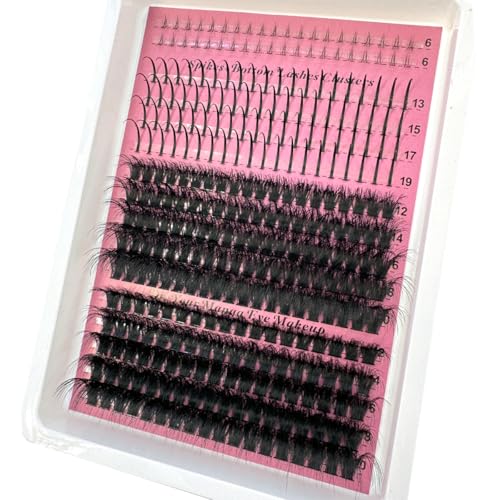 Spiky Lash Clusters - 16 Rows DD Curl Volume Extensions