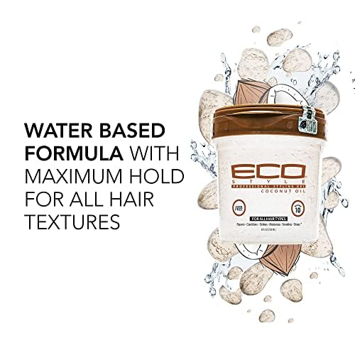 Eco Style Coconut Oil Styling Gel 8oz - Strong Hold