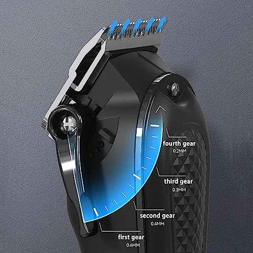 KEMEI Hair Clippers for Men Professional Cordless&Corded Barber Clippers for Hair Cutting & Grooming, Rechargeable Beard Trimmer for Men,KM-1071