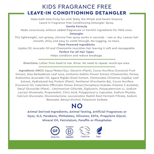 Desert Essence Kids Conditioning Detangler Spray 8oz - Vegan & Gluten-Free