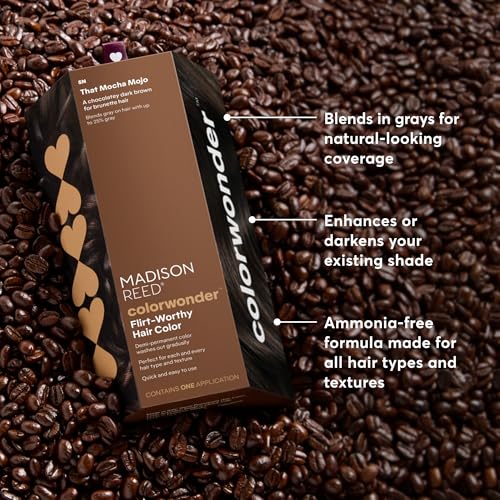 Madison Reed Dark Brown Demi-Permanent Hair Color Kit 5N - That Mocha Mojo