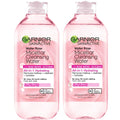 Garnier Micellar Water Rose & Glycerin Hydrating Facial Cleanser & Makeup Remover 2 Pack