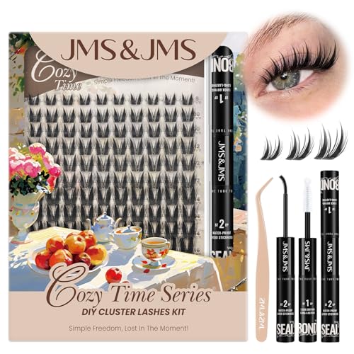 JMS&JMS Bunny Lash Cluster Kit - Anime Eyelash Extensions 8-18mm