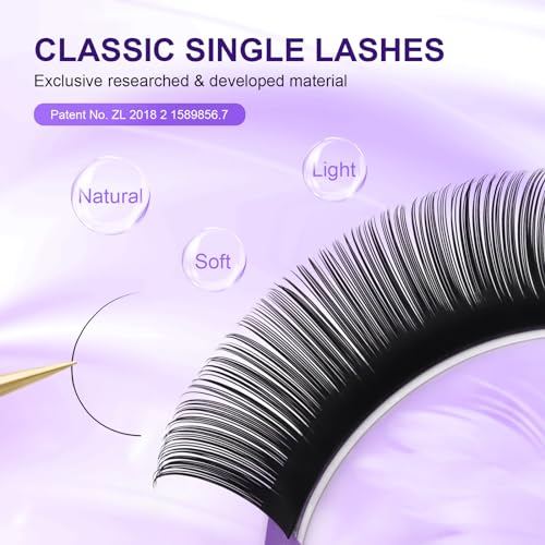NAGARAKU 5 Trays Eyelash Extensions Individual Lashes 0.07mm D curl 11/12/13/14/15mm in 1 pack Classic Soft Natural Professional Faux Mink 16 rows