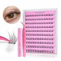 Self Adhesive Lashes 120Pc Reusable No-Glue Natural C Curl