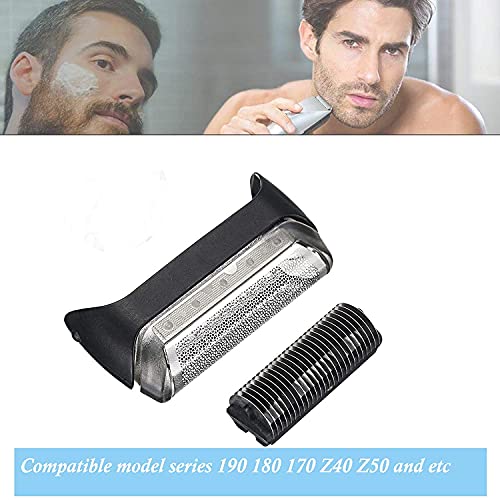 2026 Upgraded 10B Replacement Foil & Cutter Compatible with Bra-un Cruzer/Series 1, 10B/20B 1000/2000 Series Replacement Shaver Head Set Fits for 170 180 190 1735 1775 5728 5729 170S