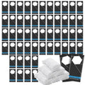 150 Pcs Moist Towel Bulk Moist Towelettes Individually Wrapped,White Towel Services 8.5''x8.5'' Unscented Wet Hand Towels,Disposable Refreshment Pre Moistened Towels for Travel Camping Sport Spa Party