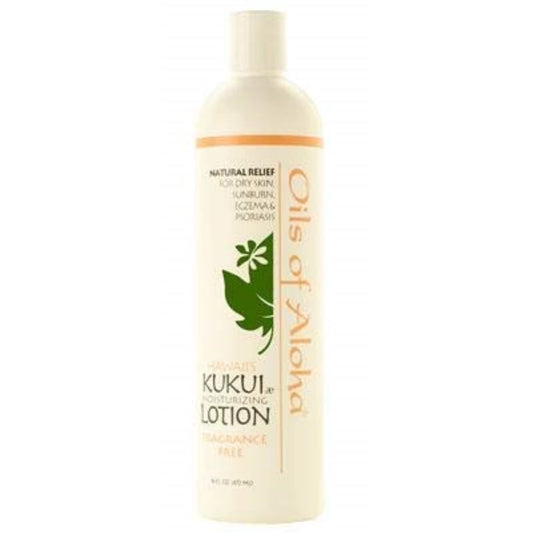 Kukui Moisturizing Lotion (Unscented) by Oils of Aloha - 16oz.