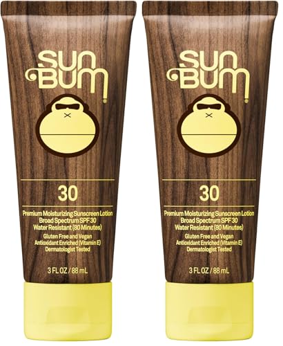 Sun Bum Original SPF 30 Sunscreen Lotion - Moisturizing UVA/UVB, 3 oz (Pack of 2)