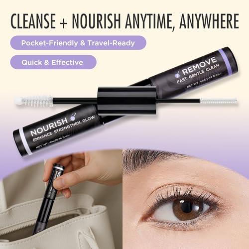 Cluster Lash Remover & Nourish Serum with Castor Oil