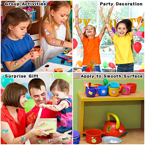 Partywind 100 Sheets Temporary Tattoos for Kids - 1150 Mixed Styles