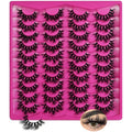 3D Mink Lashes 20 Pairs - Natural Look False Eyelashes