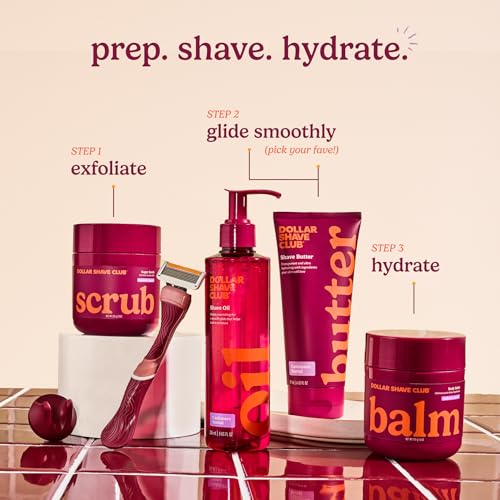 Women’s Shave Oil 8oz - Hydrating Pre-Shave Aid with Cashmere Santal Scent (2 Pack)