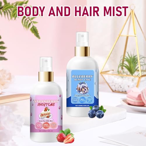 Strawberry Shortcake Body Hair Mist Spray - Vanilla Cream