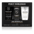 Percy Nobleman Age Defence Kit ? Men¡¯s Skincare Gift Set with Charcoal Face Scrub, Hydrating Facial Serum with Hyaluronic Acid & Vitamin C Moisturiser for Cleansing, Nourishment & Healthy Skin