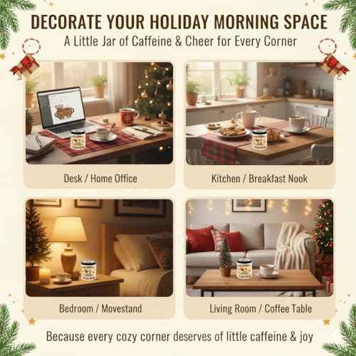 60 Positive Coffee Cards Jar, Coffee Gifts For Women and Men, Dad, Mom, Coffee Themed Lover Gift, Emotional Support Latte, Cheer Up Funny Gag Gifts for Best Friends, Coworkers