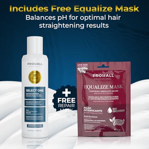Prohall Brazilian Keratin Hair Treatment 10.1oz - Formaldehyde Free
