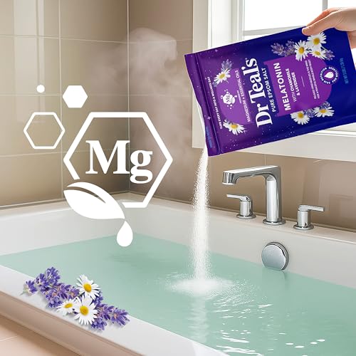 Epsom Salt Sleep Soak with Melatonin & Essential Oils, 3 lb