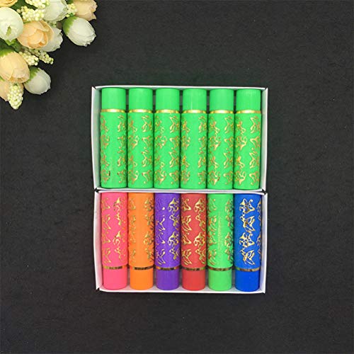 6Pc Temperature Change Color Lipsticks Butterfly Tube Set