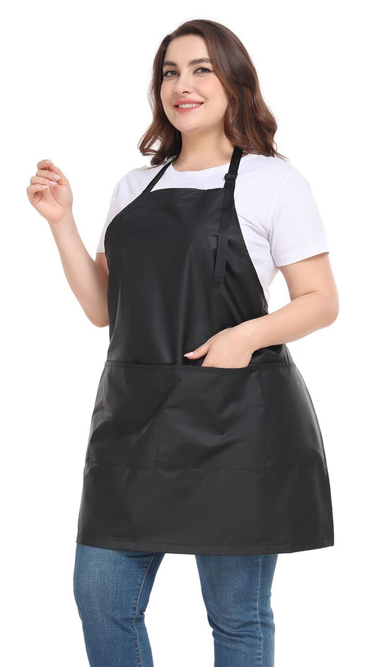 PERFEHAIR Waterproof Hair Dyeing Apron with Pockets for Men & Women - Salon Hairdresser and Barber Protective Apron with PU Coating - Ideal for Haircuts, Styling, Coloring