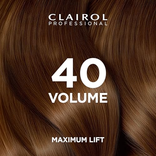 Clairol Professional Pure White 40 Volume Hair Developer 16 Fl Oz - Lightening & Gray Coverage