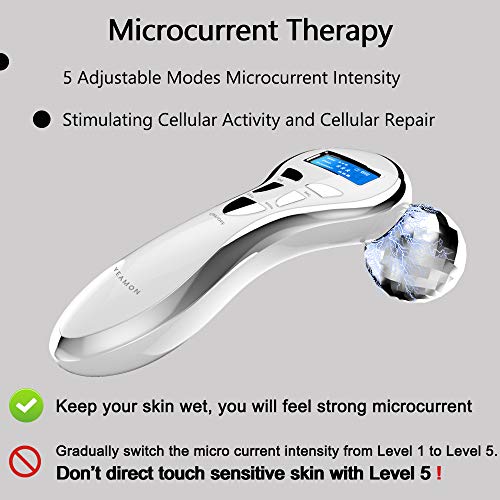 4D Microcurrent Face Lift Massager with Vibration & Light Therapy