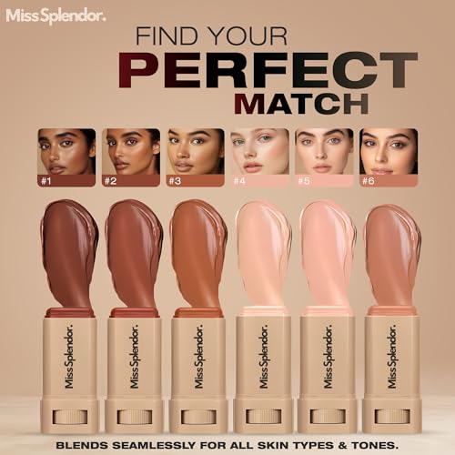 Miss Splendor Beauty Balm Skin Tint Stick for Black Women - Shade 6